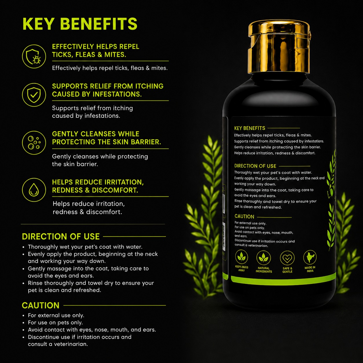 Anti Tick Shampoo details Anti Tick Shampoo details